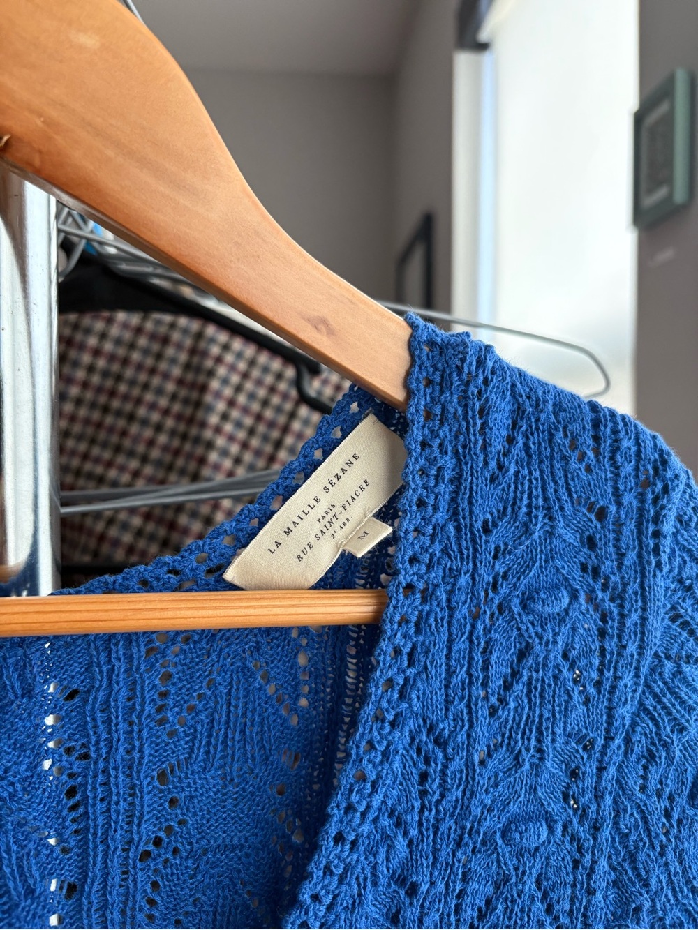 Sezane Electric Blue Cybele Jumper - Picture 4 of 7